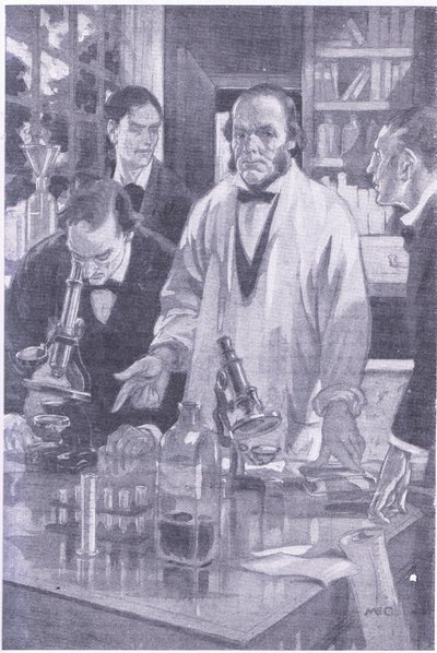 Lord Lister who banished pain from surgical operations explaining his ideas to his students by Charles Edmund Brock
